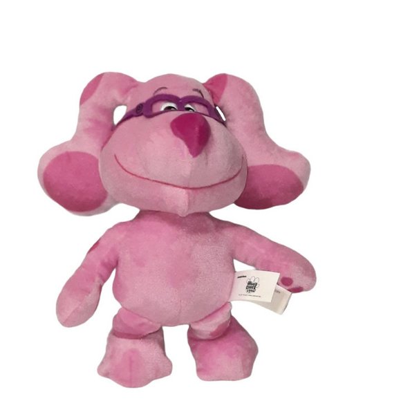 Blue's Clues & You Pink Magenta Dog Just Play Nickelodeon Plush Toy - Picture 1 of 5